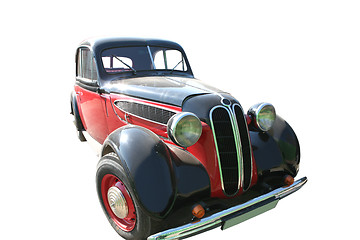 Image showing Red - Black Car from 1930's