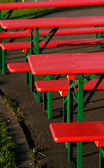 Image showing party tables