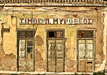 Image showing Old house in greece in the summer (Peloponese)