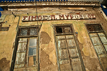 Image showing Old house in greece in the summer (Peloponese)