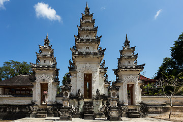 Image showing Hindu temple at Pura Sahab, Nusa Penida, Bali, Indonesia