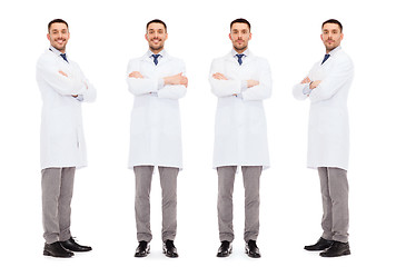 Image showing happy doctors in white coat