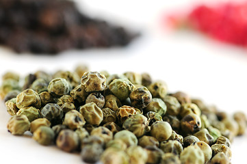 Image showing Assorted peppercorns