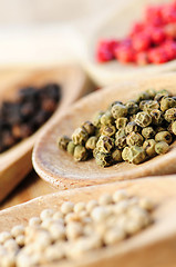 Image showing Assorted peppercorns