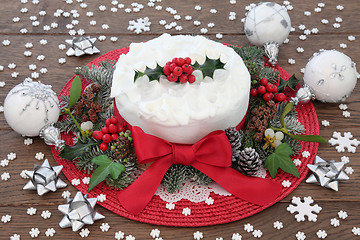 Image showing Traditional Christmas Cake