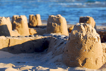 Image showing Sand castle