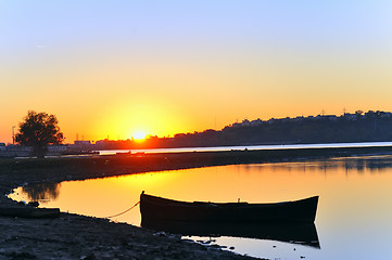 Image showing boat on danube