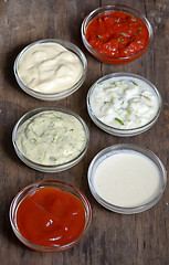 Image showing various type of  sauces