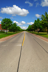 Image showing Suburban street