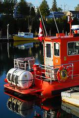 Image showing Boats in Tobermory