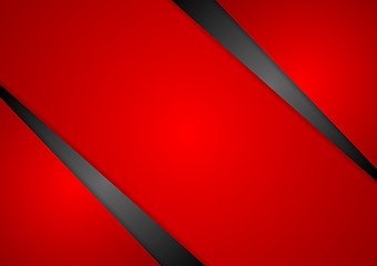 Image showing Abstract red corporate background