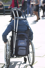 Image showing Disabled in Wheel Chair