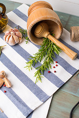 Image showing Rosemary and thyme