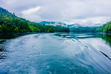 Image showing lake santeetlah scenery in great smoky mountains