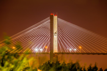 Image showing Talmadge Memorial Bridge in savannah georgia