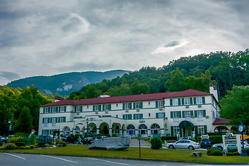 Image showing chimney rock town and lake lure scenes