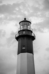 Image showing Tybee Island Light with storm approaching