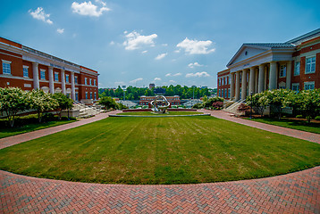 Image showing modern college campus buildings