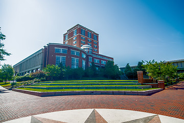 Image showing modern college campus buildings