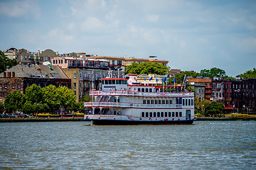 Image showing Savannah Georgia USA downtown skyline
