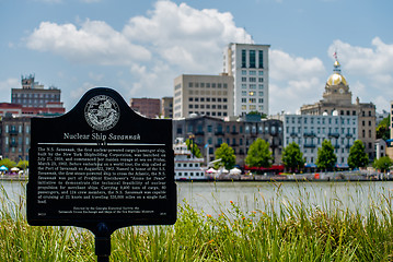 Image showing Savannah Georgia USA downtown skyline