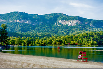 Image showing chimney rock town and lake lure scenes