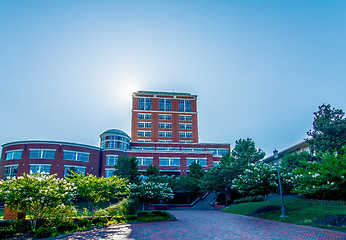 Image showing modern college campus buildings