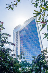 Image showing charlotte nc skyline and street scenes during day time