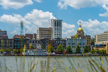 Image showing Savannah Georgia USA downtown skyline