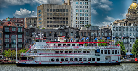 Image showing Savannah Georgia USA downtown skyline