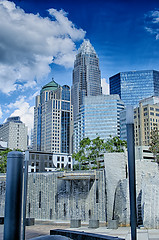 Image showing charlotte north carolina skyscrapers