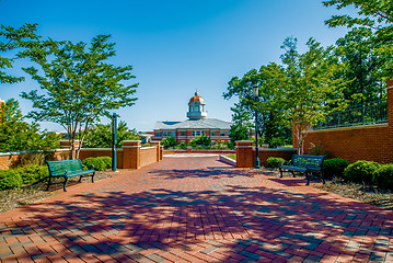 Image showing modern college campus buildings