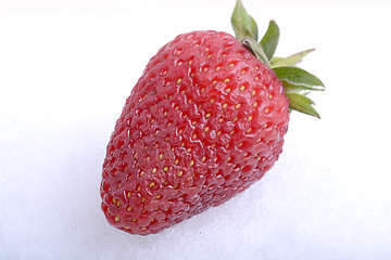 Image showing Close up strawberry, food concept