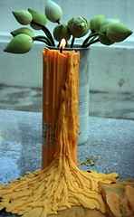 Image showing Melting candle