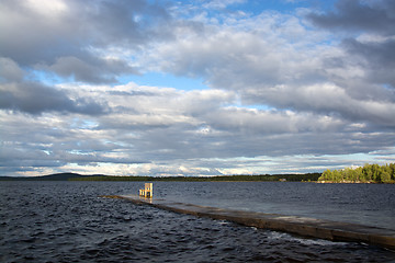 Image showing lake Inari, Lapland, Finland