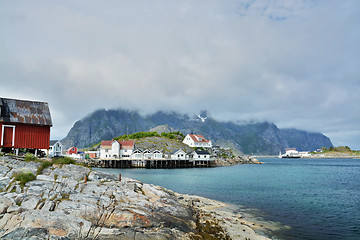 Image showing Henningsvaer, Lofoten, Norway