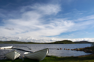 Image showing lake Inari, Lapland, Finland