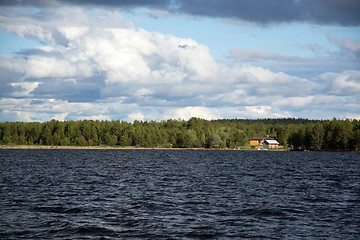 Image showing lake Inari, Lapland, Finland