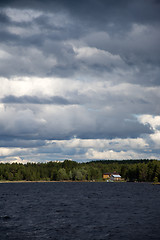 Image showing lake Inari, Lapland, Finland