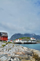 Image showing Henningsvaer, Lofoten, Norway