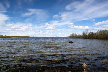 Image showing Lake in Lapland, Finland