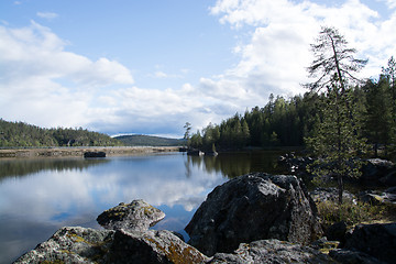 Image showing Lake in Lapland, Finland