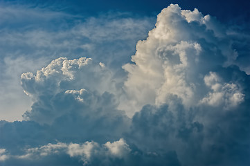 Image showing Dramatic relief cloudscape
