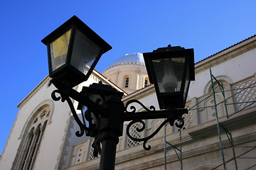 Image showing Street lamps