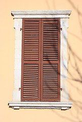 Image showing Wooden window