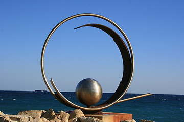 Image showing The art and the sea