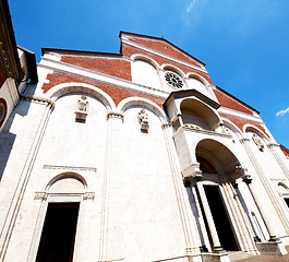 Image showing column old architecture in italy europe milan religion       and