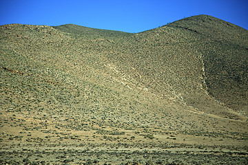 Image showing valley in   africa morocco the atlas  