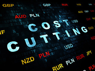 Image showing Business concept: Cost Cutting on Digital background