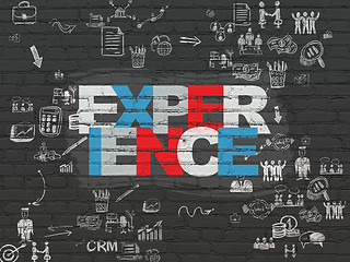 Image showing Business concept: Experience on wall background